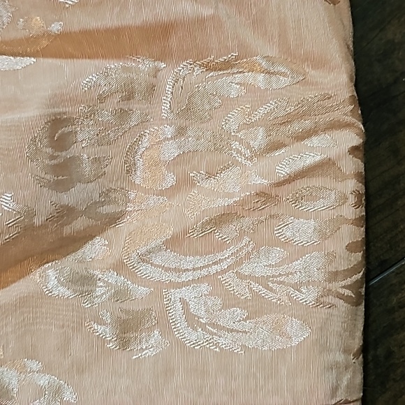 STUNNING URSULA OF SWITZERLAND LIGHT PINK PAISLEY SKIRT SUIT - Picture 10 of 14
